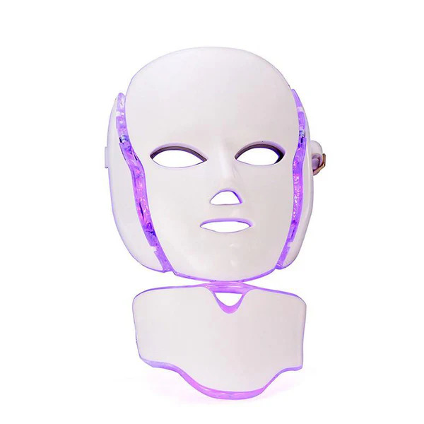 Services led mask with neck